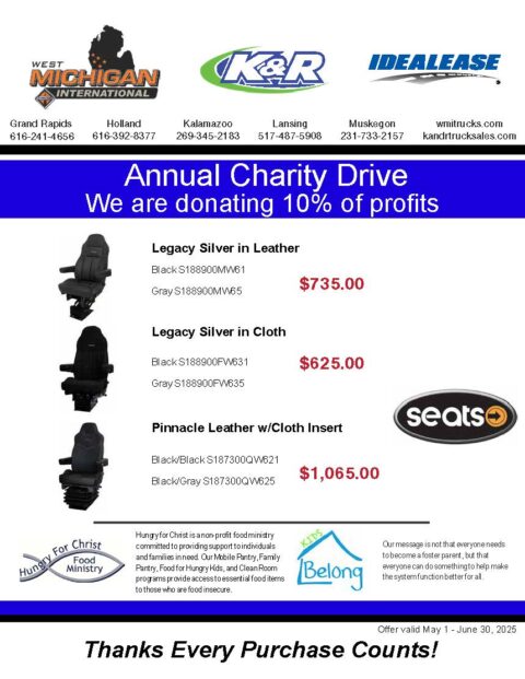 Annual Charity Drive: Give Back with Seats