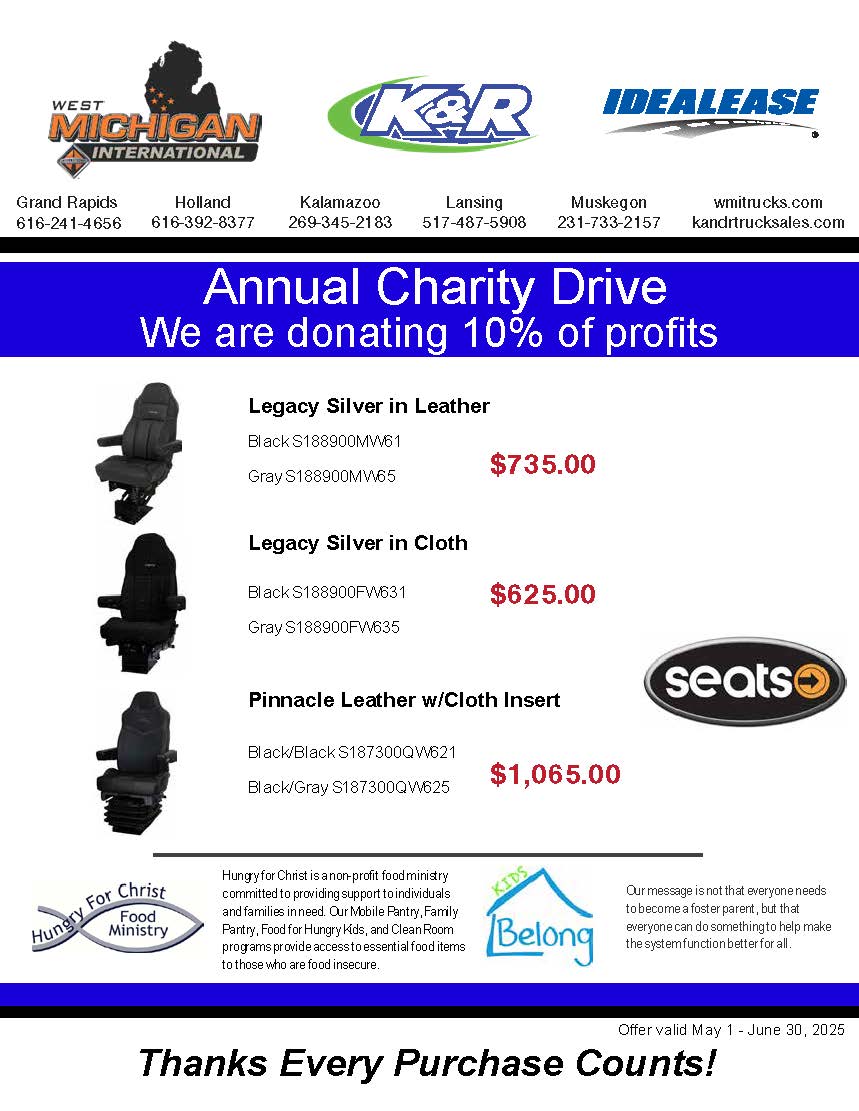 Parts Charity Seats 2025 Special