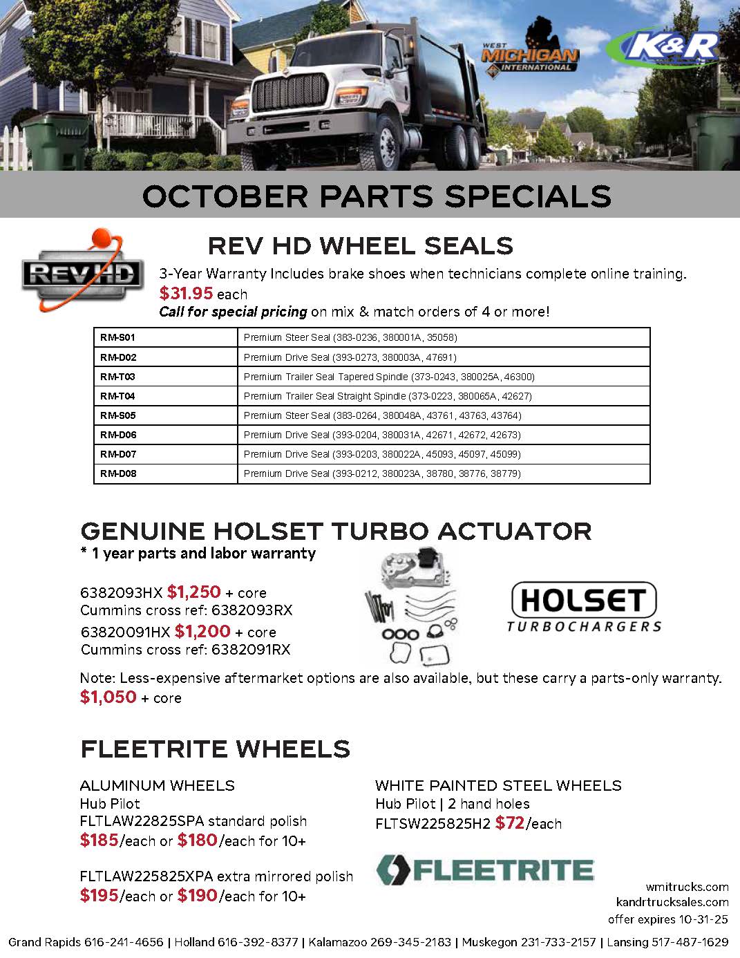 Parts October 2025