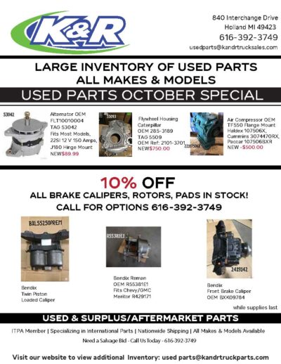 Used Parts Specials