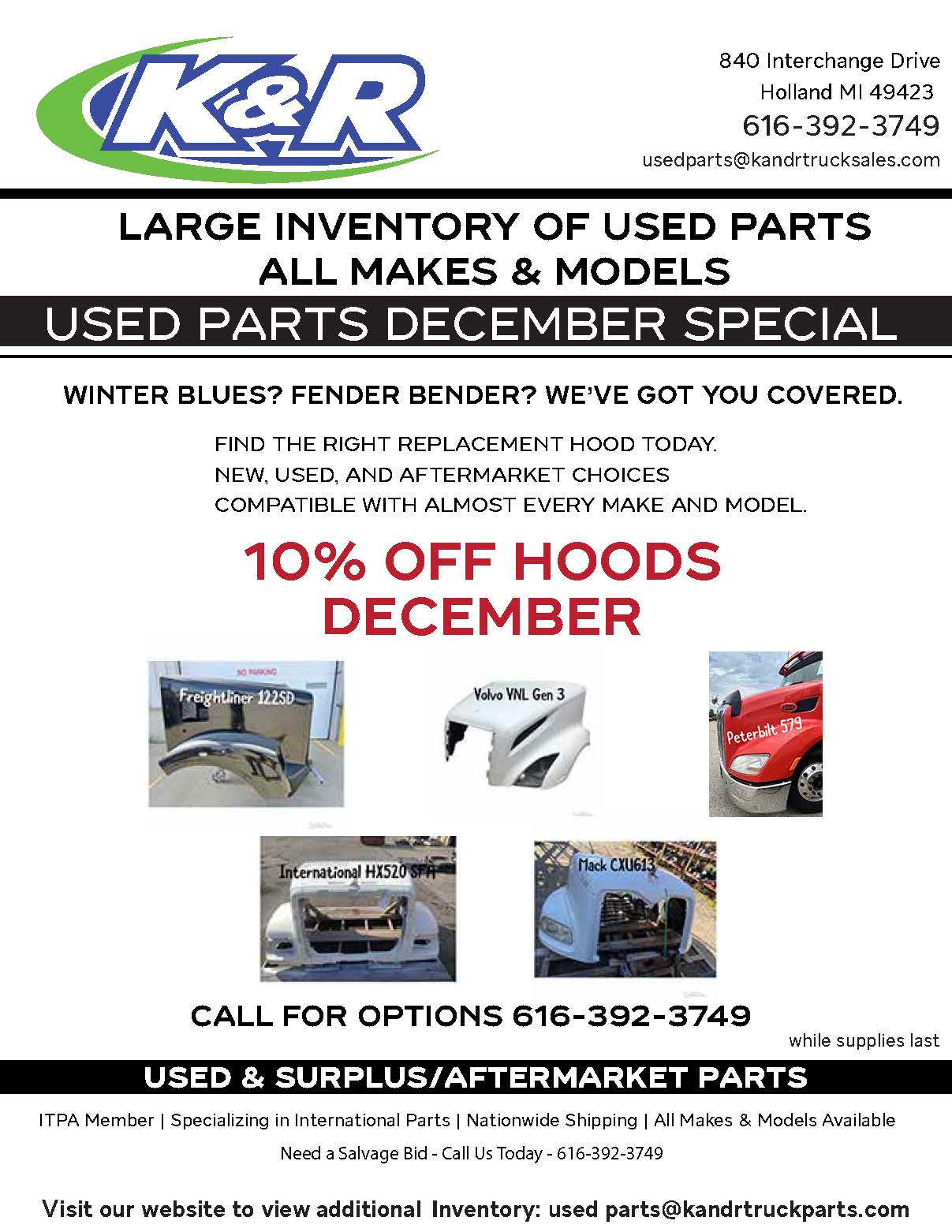 Used Parts December 2025