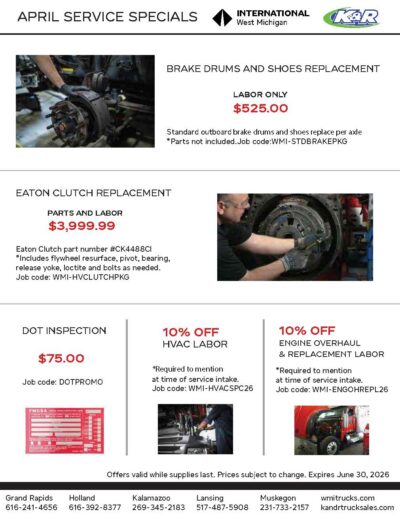 Truck Repair Savings