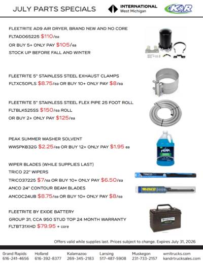 Parts Specials